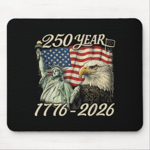 250ste verjaardag VS 250 jaar Amerikaans 4 juli Muismat