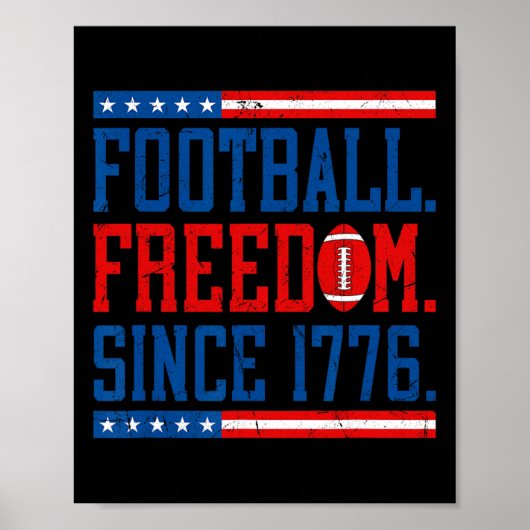 250ste verjaardag VS 250 jaar Footll _1 Poster (Voorkant)