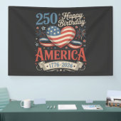 250ste verjaardag VS 250 jaar Spandoek (Beurs)