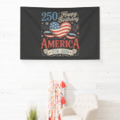 250ste verjaardag VS 250 jaar Spandoek (Insitu)