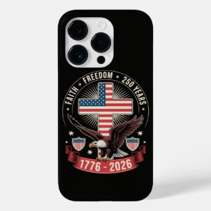 250ste verjaardag VS geloof vrijheid 4 juli Case-Mate iPhone 14 Pro Hoesje