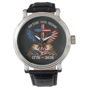 250ste verjaardag VS Geloof Vrijheid Horloge