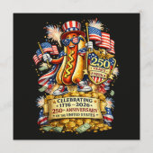 250ste verjaardag VS Onafhankelijkheidsviering Programmakaart (Achterkant)