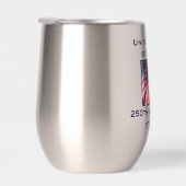 250ste verjaardag VS Patriottische Amerikaanse vla (Rechts)