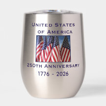 250ste verjaardag VS Patriottische Amerikaanse vla