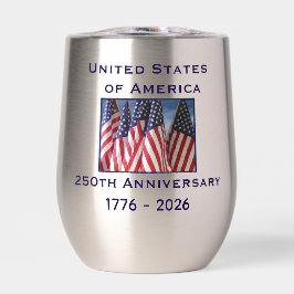 250ste verjaardag VS Patriottische Amerikaanse vla