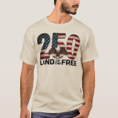 250ste verjaardag VS T-shirt (Voorkant)