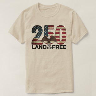 250ste verjaardag VS T-shirt