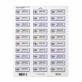 250ste viering label (Full Sheet)