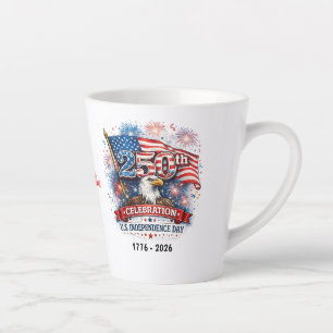 250ste Viering VS Onafhankelijkheidsdag 1776 - 202 Latte Mok