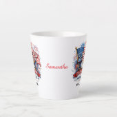 250ste Viering VS Onafhankelijkheidsdag 1776 - 202 Latte Mok (Voorkant)