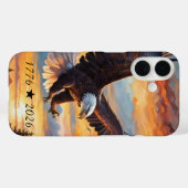 250th American Birthday Eagle iPhone / iPad case (Achterkant (horizontaal))