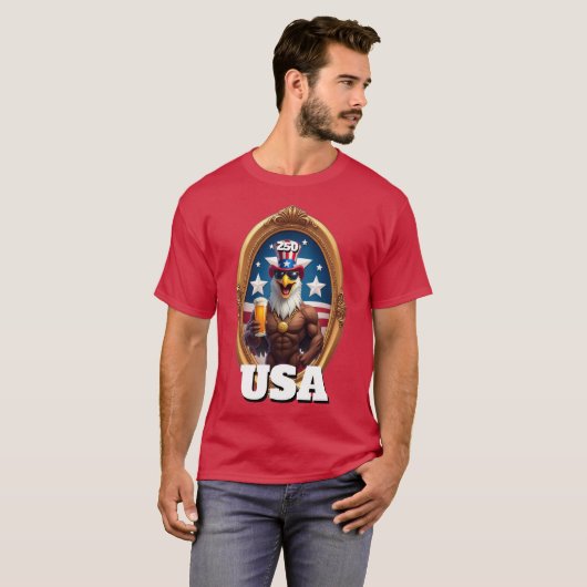 250th America's 4th of July Independence Day T-shirt (Voorkant volledig)