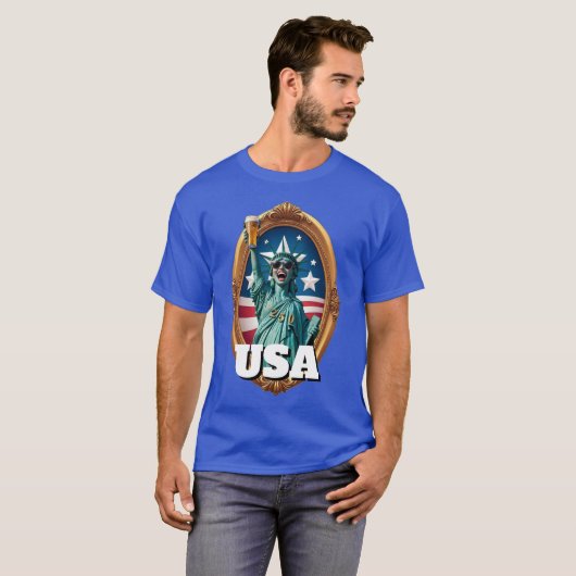 250th America's 4th of July Independence Day  T-shirt (Voorkant volledig)