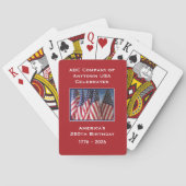 250th Anniversary 1776 to 2026 USA America Pokerkaarten (Achterkant)