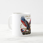250th Anniversary America Patriotic Eagle 2026  Koffiemok (Voorkant links)