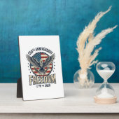 250th Anniversary Freedom Eagle Patriotic Vintage  Fotoplaat (Zijkant)