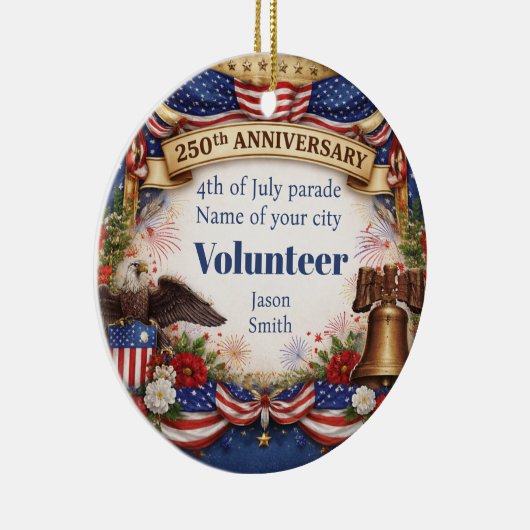 250th Anniversary Ornament (Rechts)