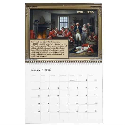 250th Anniversary - State of New York Calendar Kalender (Jan 2026)