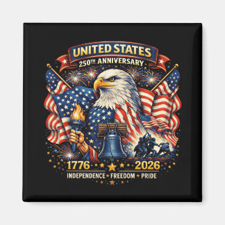 250th Anniversary USA 1776–2026 American Heritage Magneet