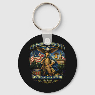 250th Anniversary USA 1776–2026 American Heritage Sleutelhanger