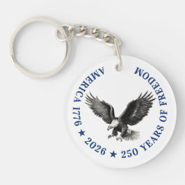 250th Anniversary USA 2026 Bald Eagle  Sleutelhanger