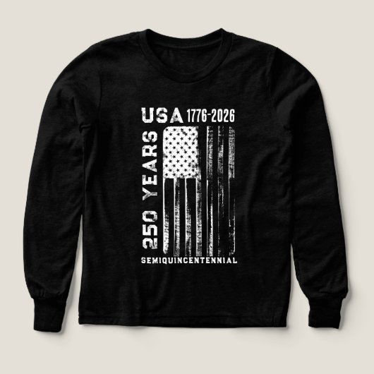 250Th Anniversary USA 4Th Of July T-Shirt (Voorkant)
