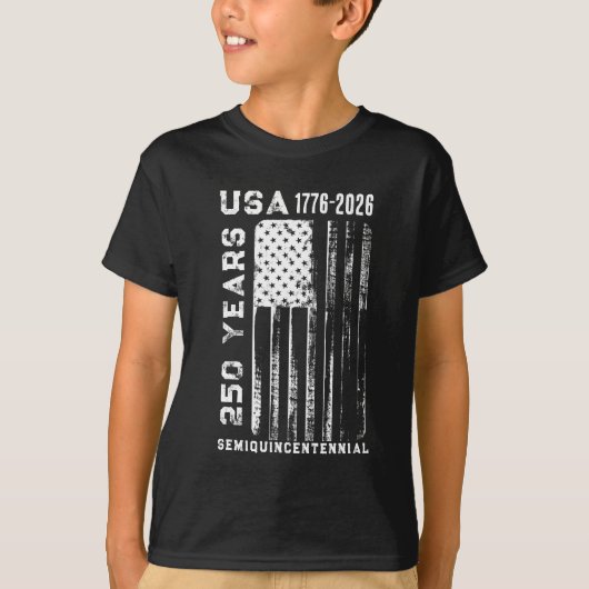 250Th Anniversary USA 4Th Of July T-Shirt (Voorkant)