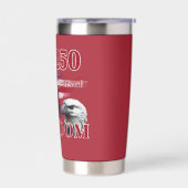 250th Anniversary USA Flag Liberty Eagle Freedom Geïsoleerde Drinkbeker (Links)