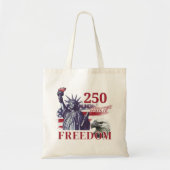 250th Anniversary USA Flag Liberty Eagle Freedom Tote Bag (Voorkant)