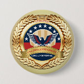250th Anniversary USA Patriotic | 1776–2026 Button (Voorkant)