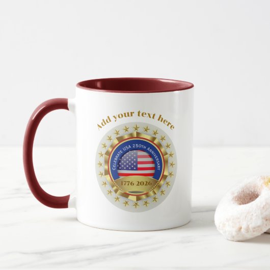 250th Anniversary USA Patriotic | 1776–2026 Mok (Met donut)