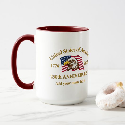 250th Anniversary USA Patriotic | 1776–2026 Mok (Met donut)