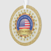 250th Anniversary USA Patriotic | 1776–2026 Ornament (voorkant)