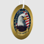 250th Anniversary USA Patriotic | 1776–2026 Ornament (voorkant)