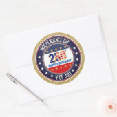 250th Anniversary USA Patriotic | 1776–2026 Ronde Sticker (Envelop)