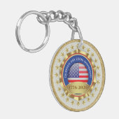 250th Anniversary USA Patriotic | 1776–2026 Sleutelhanger (Voorkant Links)