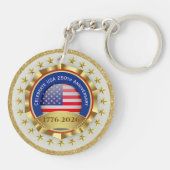 250th Anniversary USA Patriotic | 1776–2026 Sleutelhanger (Achterkant)