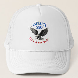 250th Anniversary USA Patriotic Bald Eagle Trucker Pet