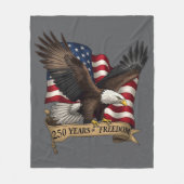 250th Birthday of America Fleece Blanket (Voorkant)