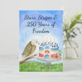 250th Independence Day Kaart (Staand voorkant)