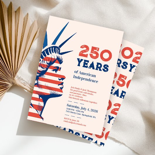 250th Independence Statue of Liberty Party Kaart