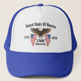 250th USA Anniversary 4th Of July Independence Day Trucker Pet