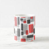 251215 - Tropisch roze en grijs Koffiemok (Center)