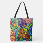 251 - Cellulaire kunst - Canvas tas (Voorkant)