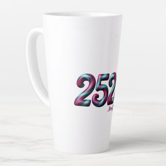 2525 Christmas LATTE MUG Latte Mok (Linkerhoek)