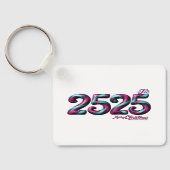 2525 Kerst ALUMINIUM RECHTHOEKIGE SLEUTELHANGER (Achterkant)