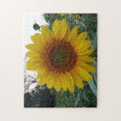 252-delige puzzel met een opvallende zonnebloemfot (Verticaal)
