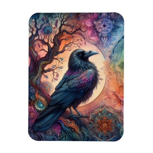 252 Stukken Kraaiboom van het Leven Mandala Pagan Magneet (Verticaal)