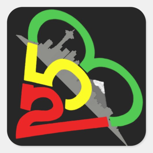 253 Seattle Sticker (Voorkant)